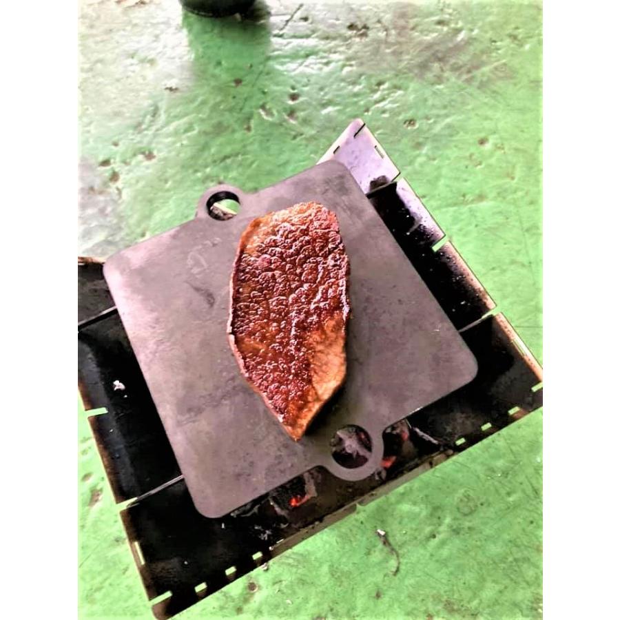 極厚9mmミニ鉄板 ソロキャンプ 鉄板 ソロバーナー : 製造業界の