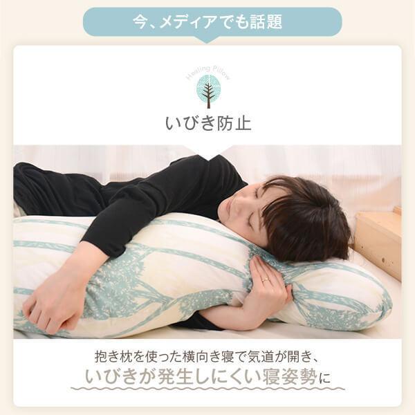 抱き枕 Lサイズ 癒し抱き枕北欧柄カバー付 大きい  妊婦 腰痛  抱き枕特集の画像