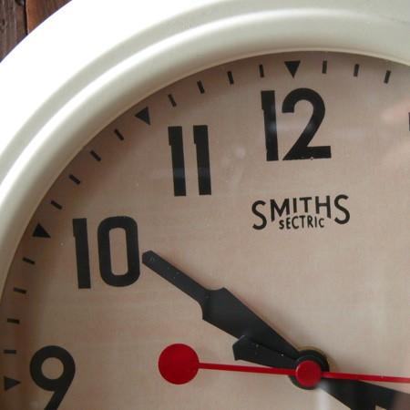 イギリス時計ブランド Smith スミス レトロウォールクロック アイボリー｜tasman-japan｜03