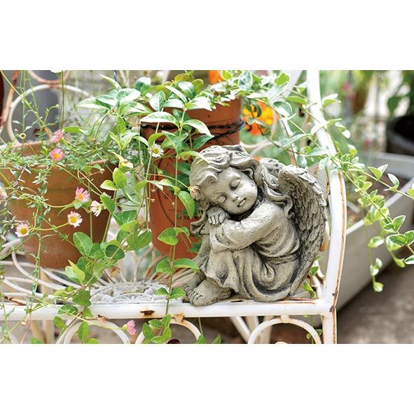 イギリス製 ガーデンストーン 眠りエンジェル 女の子 Fh3019 英国雑貨とインテリアのタスマン 通販 Yahoo ショッピング