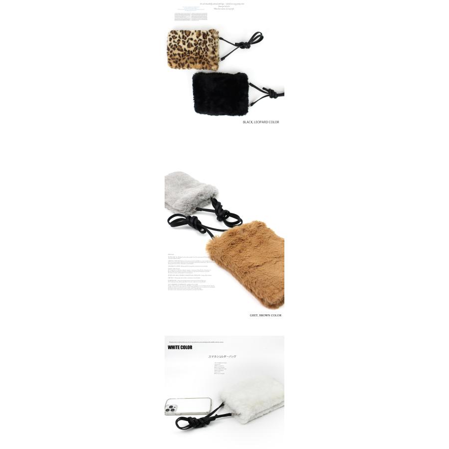 スマホポーチ ショルダーバッグ レディース ミニバッグ スマホショルダーバッグ 斜め掛け ファーバッグ 韓国製 秋 冬 エコファー 2way ハンドバッグ ポシェット |  | 04