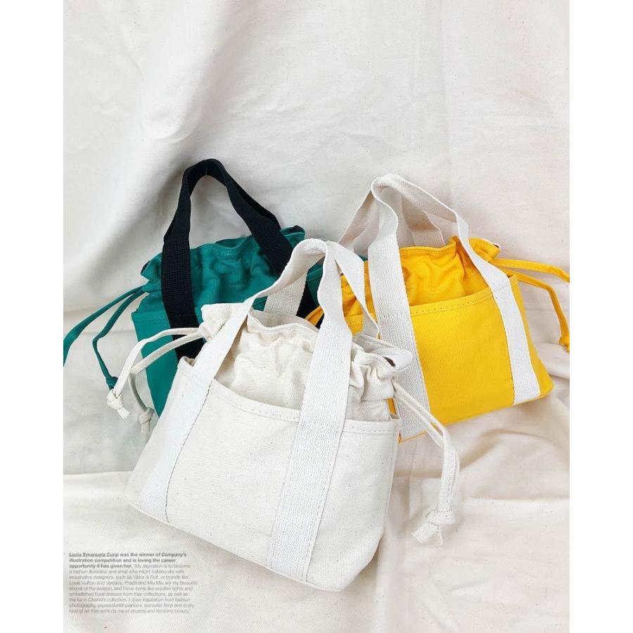 ショルダーバッグ 巾着 2way 韓国バッグ レディース バケツ