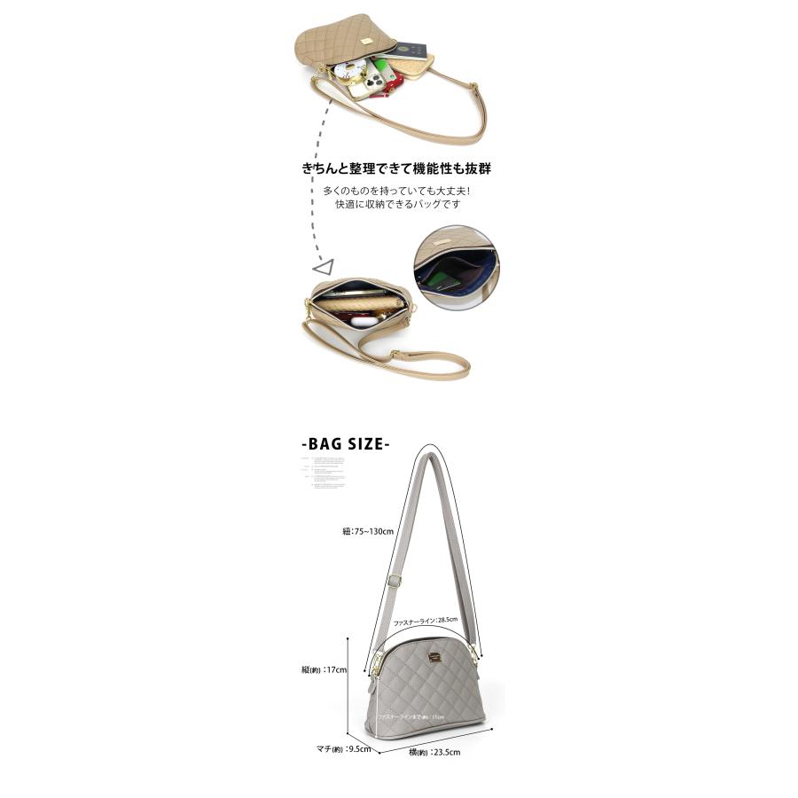 ショルダーバッグ レディース 斜めがけ キルティングバッグ ラウンド カジュアル ミニバッグ 小さめ バッグ シンプル 韓国製 軽量 韓国バッグ 10カラー 爆買 |  | 25