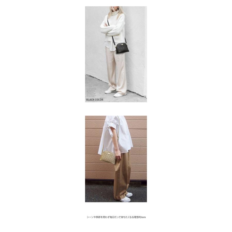 ショルダーバッグ レディース 斜めがけ キルティングバッグ ラウンド カジュアル ミニバッグ 小さめ バッグ シンプル 韓国製 軽量 韓国バッグ 10カラー 爆買 |  | 16