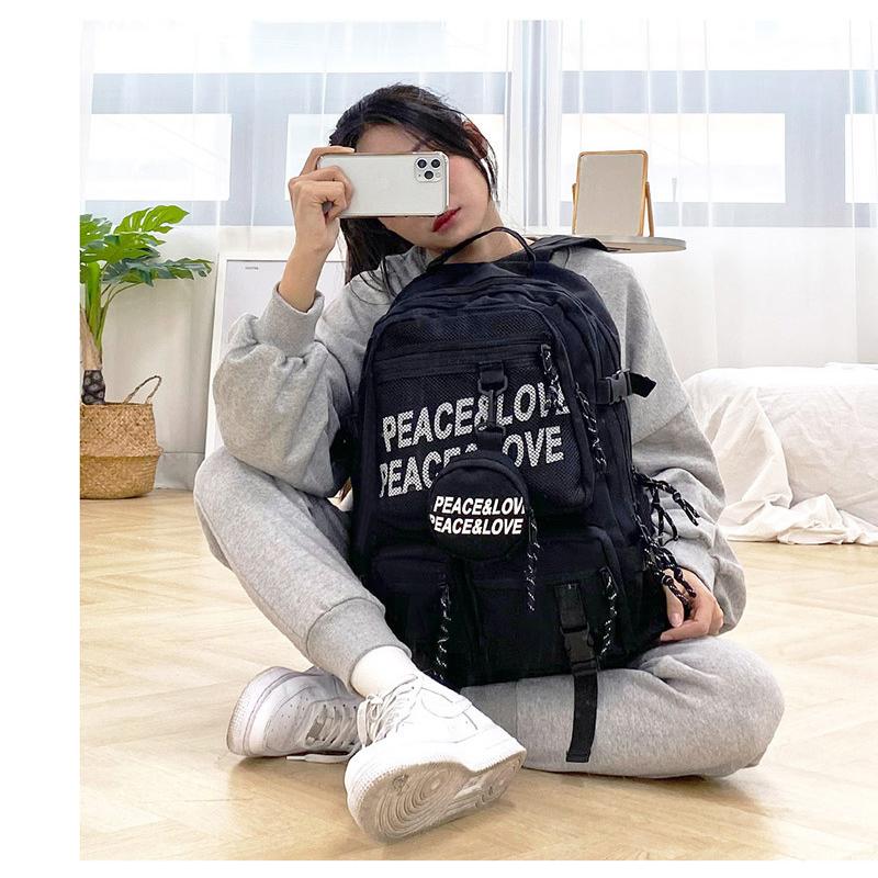 2種類のバッグポーチセット リュック 通学 バックパック リュック