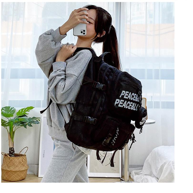 2種類のバッグポーチセット リュック 通学 バックパック リュック