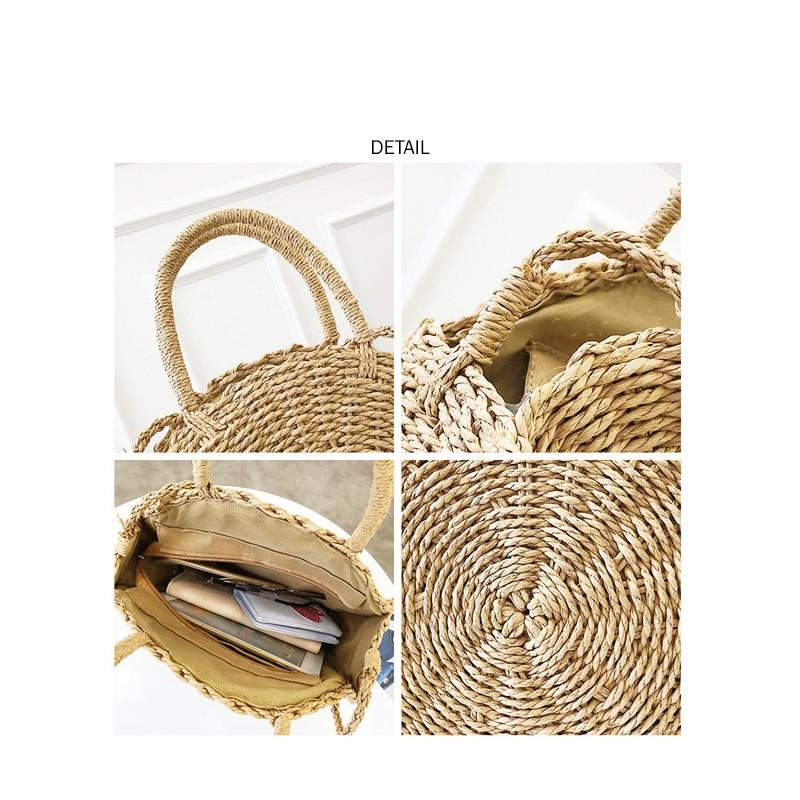 サークルかごバッグ 2WAY ラウンドバッグ かごバッグ  レディースバッグ ショルダーバッグ かごショルダーバッグ ハンドバッグ 人気バッグ シンプルなバッグ |  | 17