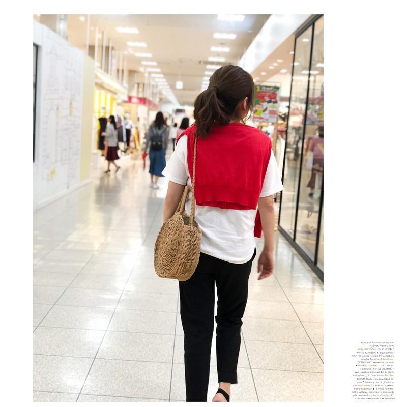 サークルかごバッグ 2WAY ラウンドバッグ かごバッグ  レディースバッグ ショルダーバッグ かごショルダーバッグ ハンドバッグ 人気バッグ シンプルなバッグ |  | 07