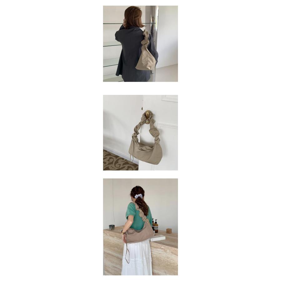 ショルダーバッグ レディース 斜めがけ 肩掛け オールシーズン ドロストバッグ ギャザーストラップ マザーズバッグ ナイロン カジュアル 軽量 軽い 爆買 |  | 10