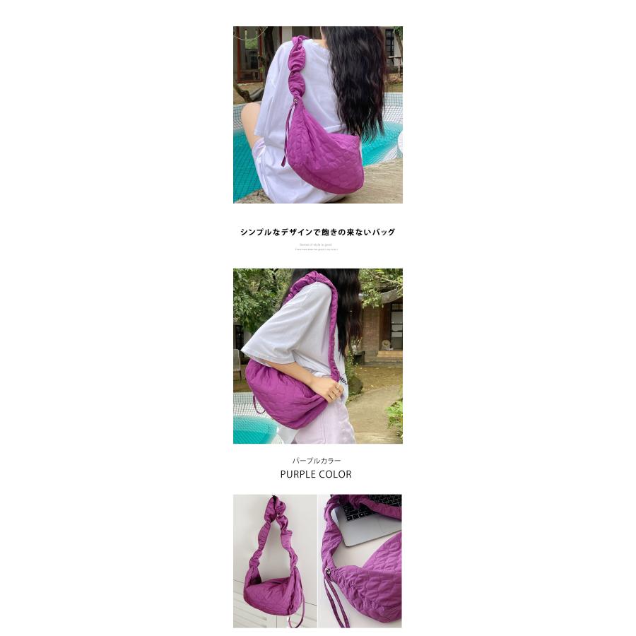 ショルダーバッグ レディース 斜めがけ キルティングギャザーストラップバッグ 肩掛け オールシーズン マザーズバッグ ハンドバッグ ナイロン カジュアル 軽量 |  | 15