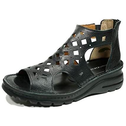 New限定品 ユリコマツモト サマーブーツ 日本製 4e 本革 前あき ブラック 23 5 Cm 4e 手数料安い Mail Alrayan University Edu Ye