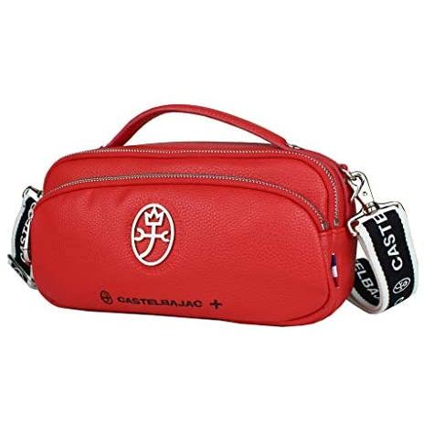 新作モデル Castelbajac カステルバジャック ミニショルダーバッグ Halogen ハロゲン レッド 即納特典付き Cantinhoalgarvio Com