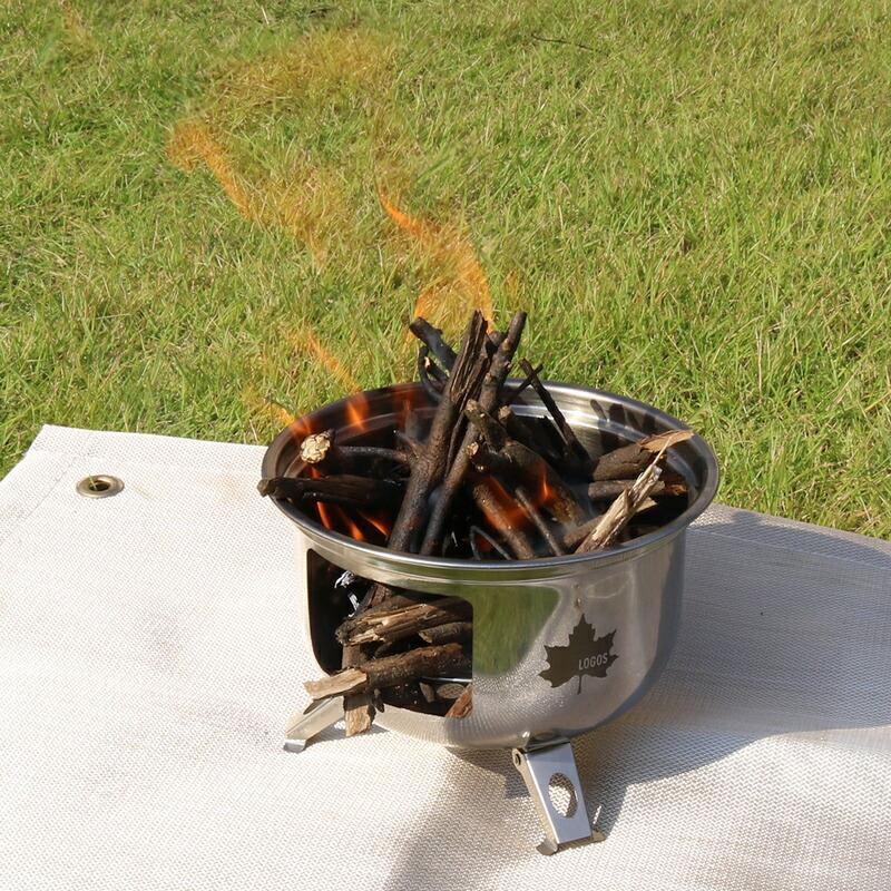 LOGOS（ロゴス） miniたき火コンロ ソロキャンプをより楽しくする