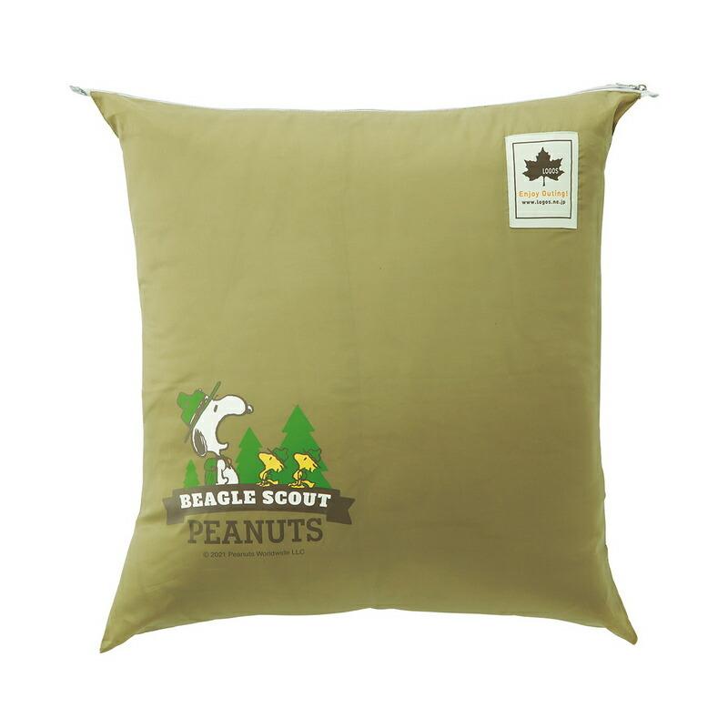 LOGOS（ロゴス） SNOOPY クッションシュラフ 寝袋 クッション 収納