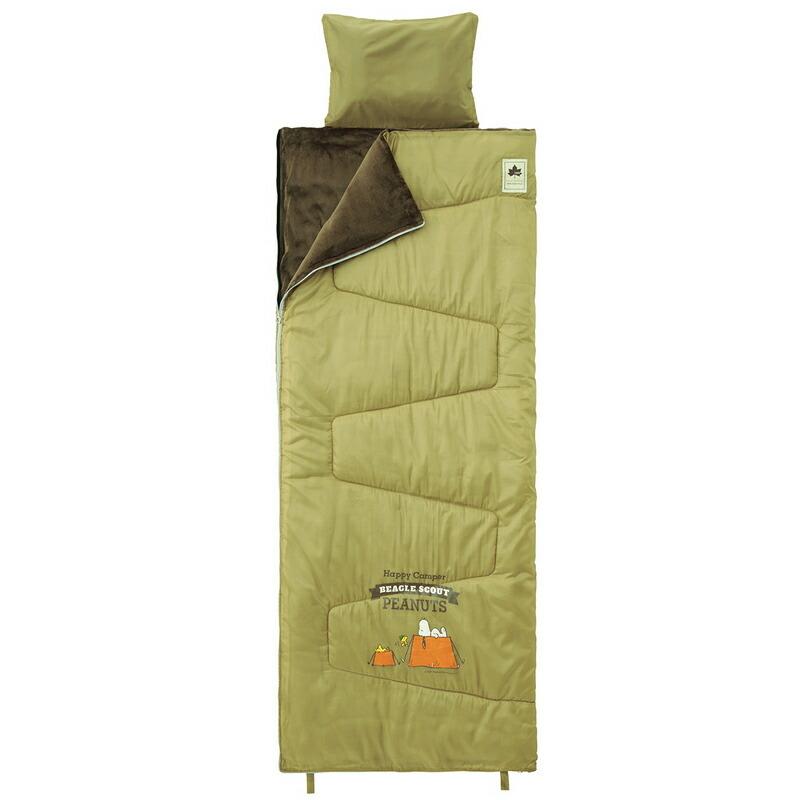 LOGOS（ロゴス） SNOOPY クッションシュラフ 寝袋 クッション 収納