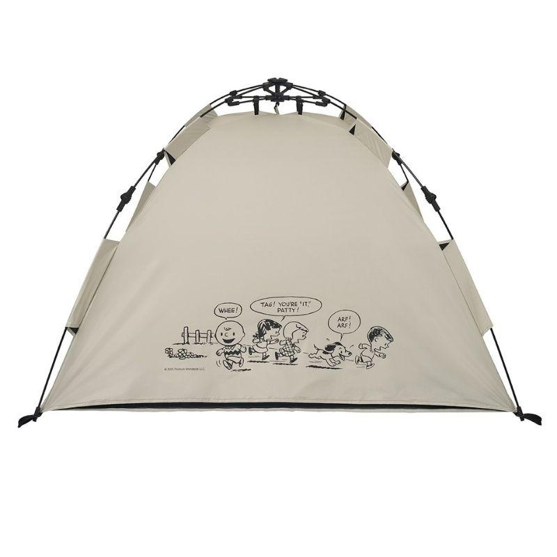 LOGOS ロゴス SNOOPY スヌーピー(PEANUTS 75years) ソーラーQ-TOPフルシェード スヌーピー コミック誕生75周年記念デザイン Q-TOPシステムで組立撤収30秒_5