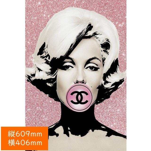 アモアアート Amour Art Mm Bubble ハリウッド女優マリリンモンローとシャネルをモチーフにした海外アート作品 アートパネル キャンバス生地 406mm 609mm 0128b たすくらし 通販 Yahoo ショッピング