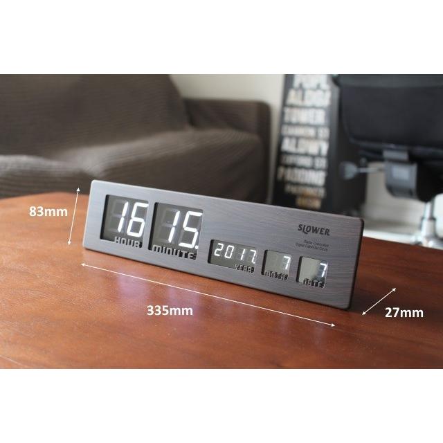 LEDデジタルクロック アスカリ/Ascari 電波時計の設定可能で壁掛け