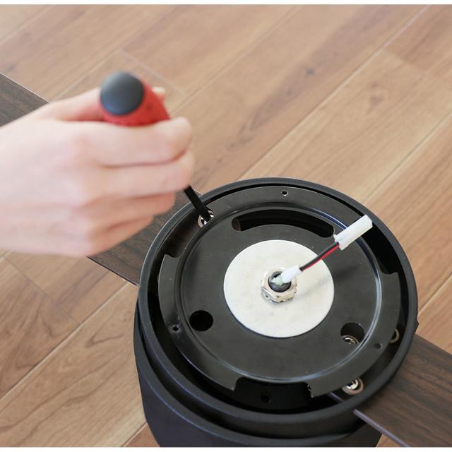 LEDシーリングファン2枚羽根 スマートデザインの2枚ブレード LEDチップ