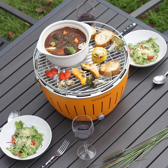 ロータスグリルレギュラーサイズ G340P 無煙ロースター BBQグリル BBQ 
