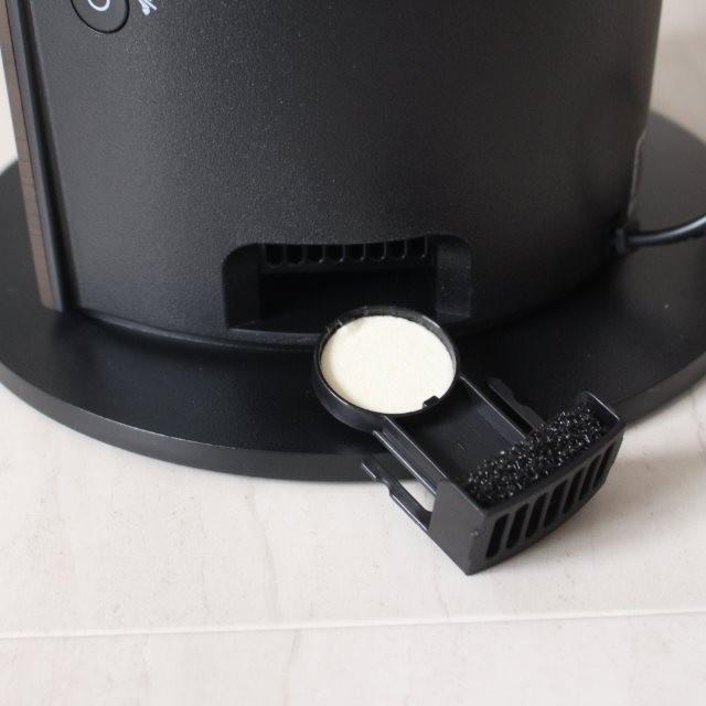 4958 【未使用品】DKHT-3521-DWD 加湿器 d-design タワー型ハイブリッド式加湿器ダークウッド インテリアの