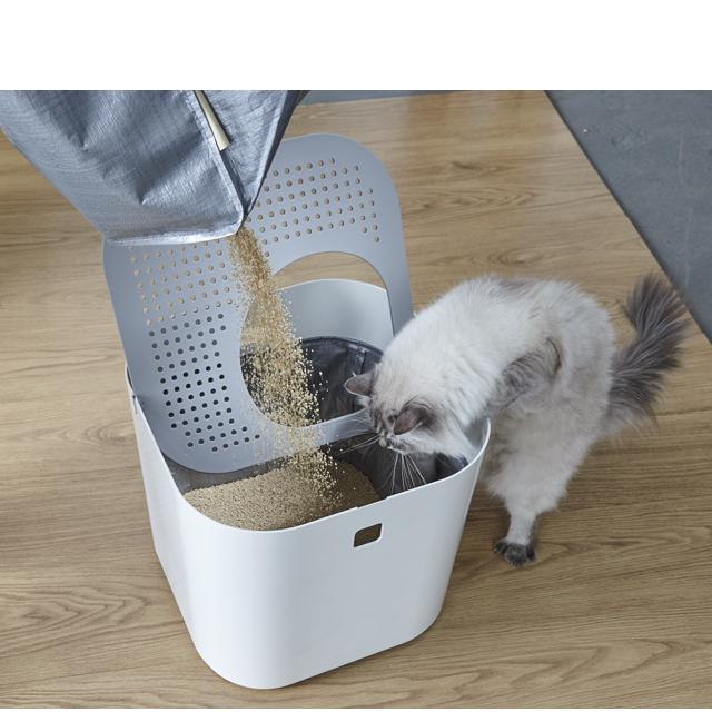 modkat モデキャットリターボックス　猫砂付き モデコ モデキャットリターボックス/modko modkat litter box