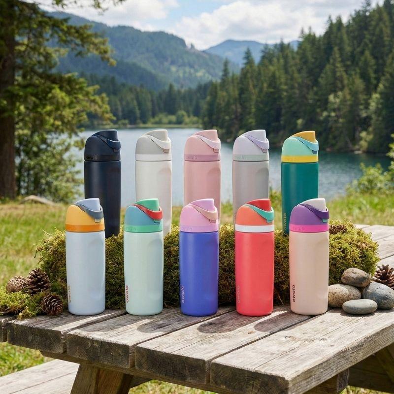 owala オワラ FreeSip 475ml フリーシップ 16oz 3重ステンレス構造の