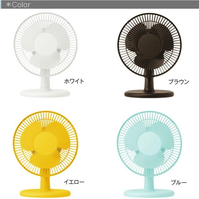 プラスマイナスゼロ コンパクトファンA220 ±0 卓上扇風機として