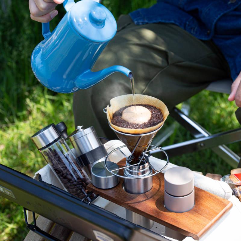 ポケトルコーヒーキット POKETE COFFEE KIT ブラック POKETLE COFFEE KIT/ポケトル コーヒーキット これ一つでアウトドア
