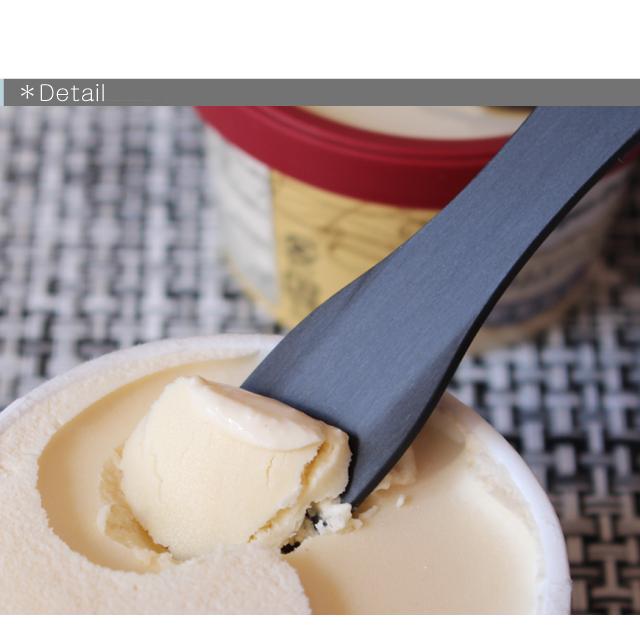 アイスクリームスプーン ウォームテックスプーン4本入り+ケース/WARM TECH ICECREEM SPOON カーボン製スプーンの画像