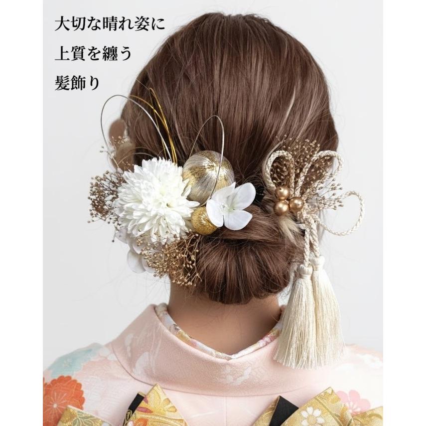 髪飾り 成人式 振袖 卒業式 袴 結婚式 七五三 祭り ｜造花