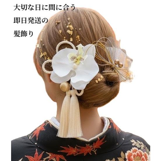 ファッション小物 金色の蝶結び 和装小物