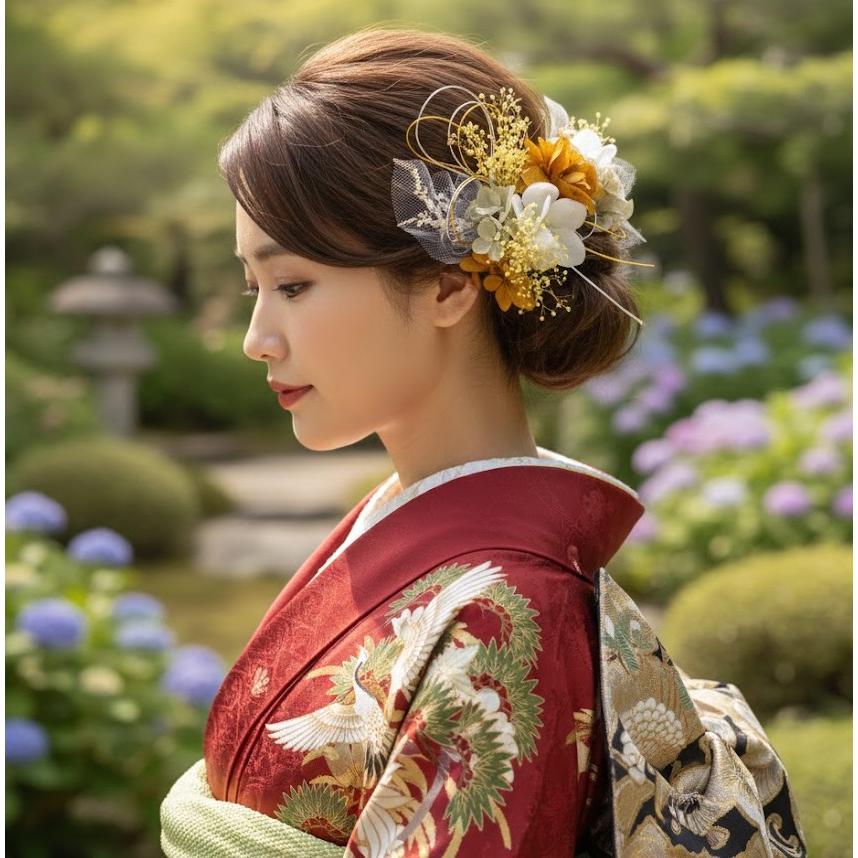 髪飾りTATA8]成人式 結婚式 卒業式 七五三 前撮り 後撮りかんざし 袴