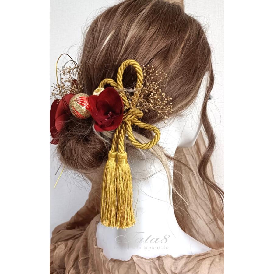 髪飾り 成人式 振袖 卒業式 袴 結婚式｜胡蝶蘭造花＆プリザーブド 水