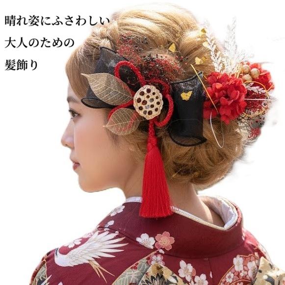 髪飾りTATA8]成人式 髪飾り 卒業式 結婚式 振袖/袴 着物 和装 花