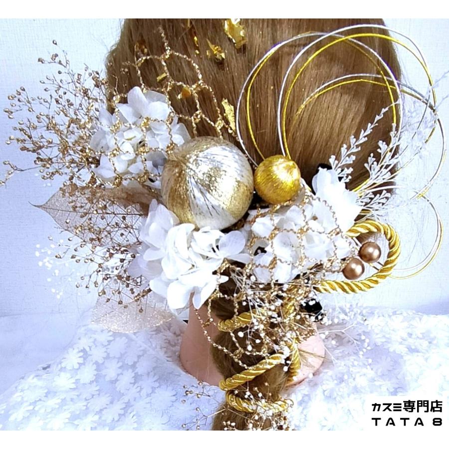 髪飾りTata8】成人式 振袖 結婚式 七五三 着物 和装 卒業式 袴 ヘッド