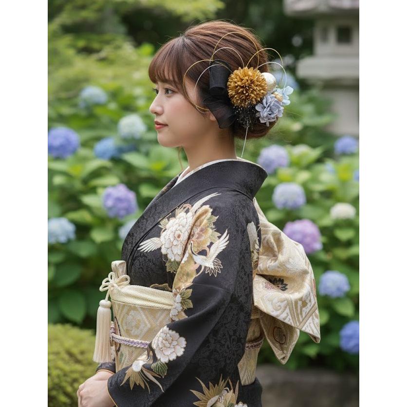 大輪髪飾り】成人式 振袖 前撮り卒業式 袴 結婚式 ヘッドドレス