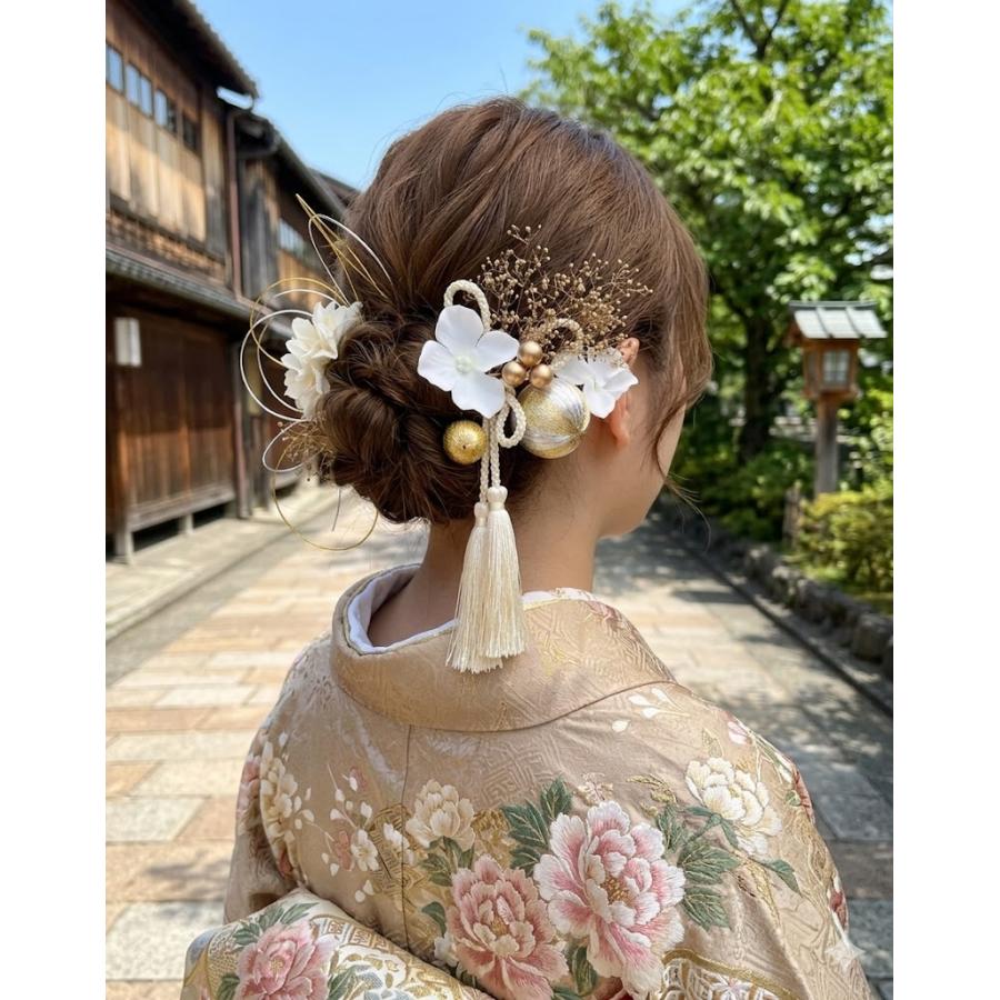 髪飾り】国内工房 豪華胡蝶蘭 ダリア 成人式 振袖 卒業式 袴 結婚式