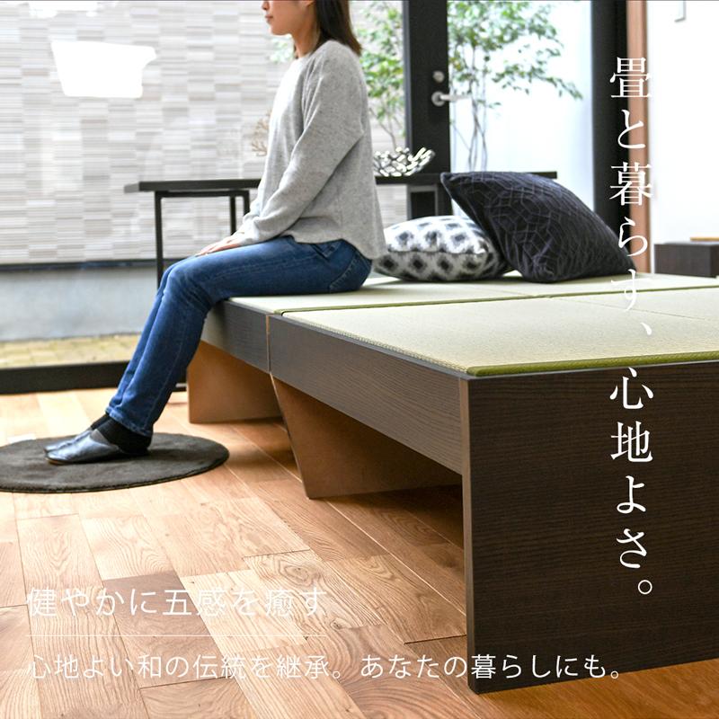 畳ベッド セミダブル 畳 ベッド フレーム 小上がり 日本製 国産 ヘッド