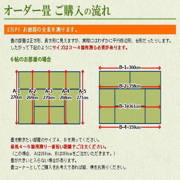 畳 畳新調 畳替え 畳交換 4.5畳 い草畳 サイズオーダー 日本製 国産 おすすめ たたみ 新畳 新調 和室 リフォーム diy オーダー畳 縁付き畳 中国産い草 4.5帖用｜tatamikouhinn｜02