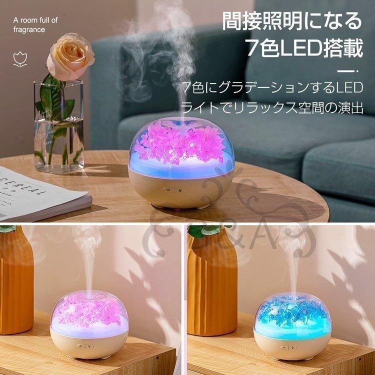 加湿器 超音波式 おしゃれ アロマ対応 Usb 7色ledライト オフィス 静音 リビング 上から給水 花 おすすめ 簡単操作 フラワーアレンジメント Xecb7 グラティアストア 通販 Yahoo ショッピング