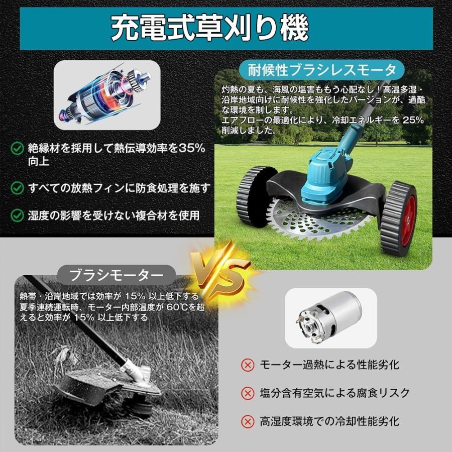 2026年進化版 草刈り機 充電式 電動草刈機 コードレス ブラシレス