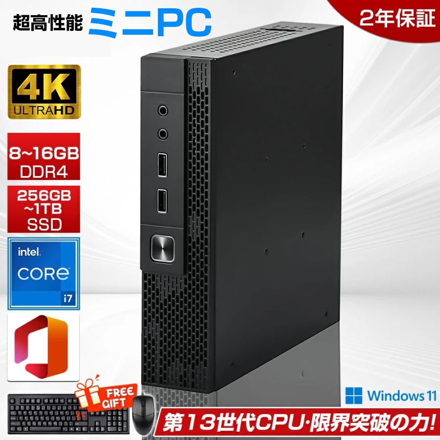 Windows11 ミニPC 軽量 動作良好 動作確認済み 2025新品】ミニPC ミニパソコン Windows11Pro 13世代CPU office付き