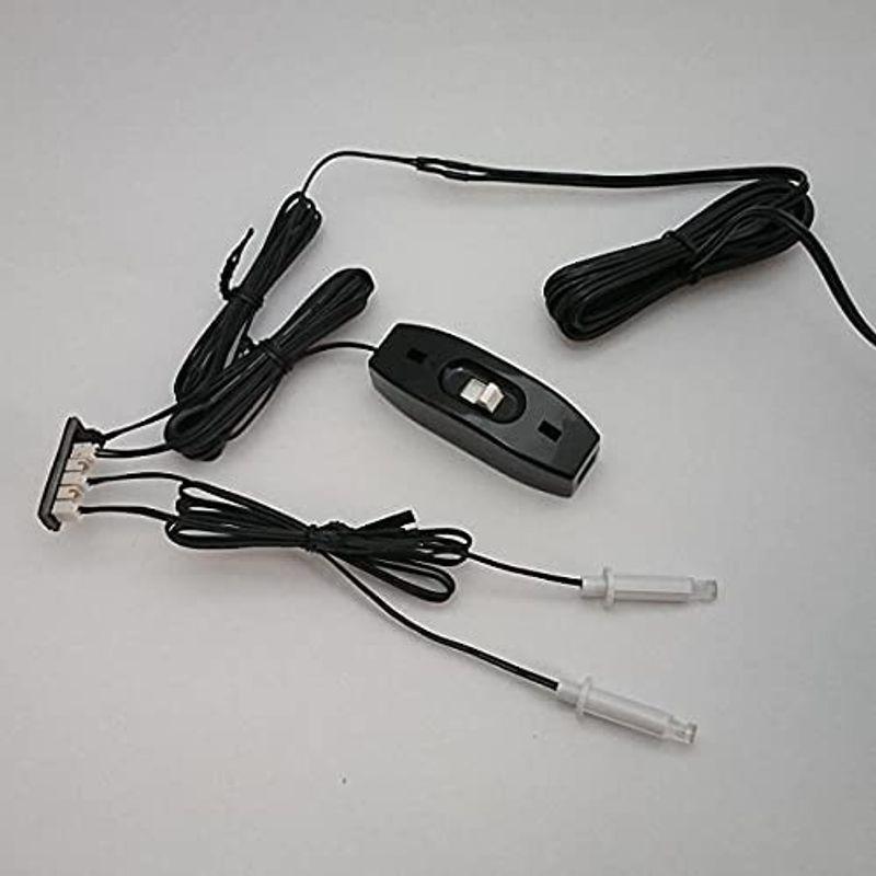 仏壇用 LED (3V)電装品「ともしび3V2灯用基本セット」スイッチ付200番 吊り灯篭用1対セット仏壇 用 照明 器具|tatata123|04