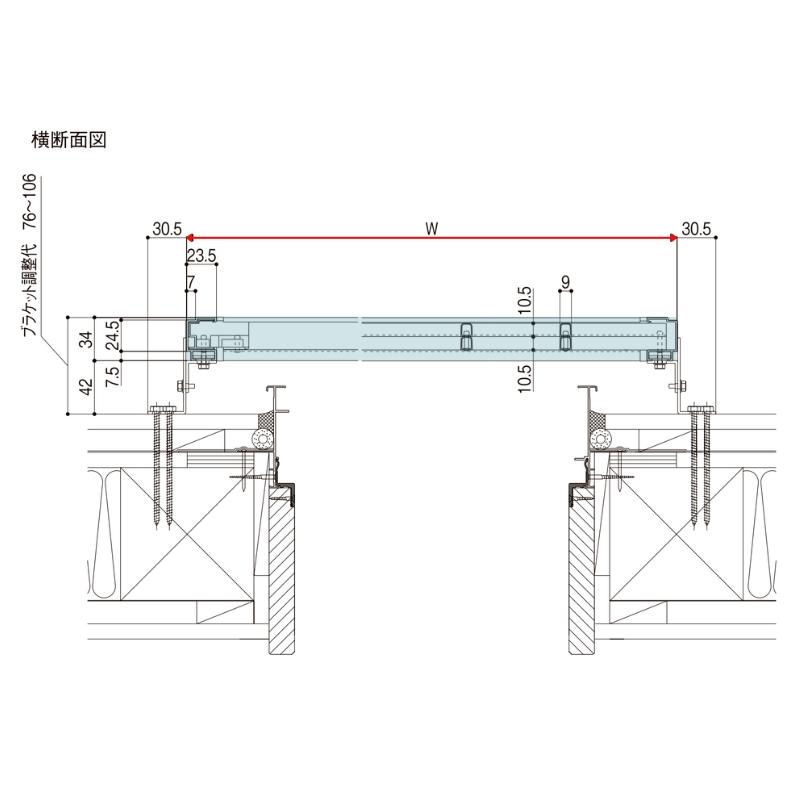 LIXIL（リクシル） ヒシクロス面格子 16515 W1806×H1620mm 在来工法 壁