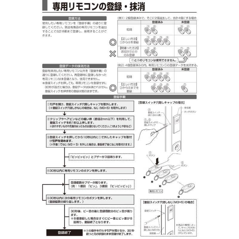 LIXIL（リクシル） DASZ745 簡易タッチキーシステム用リモコンキー