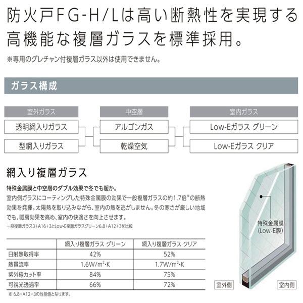採風勝手口ドアFS 06020A W640×H2045mm 網付 横格子 防火戸 FG-L リクシル トステム 樹脂アルミ複合サッシ 断熱 204 テラス Low-E複層ガラス リフォーム DIY_5
