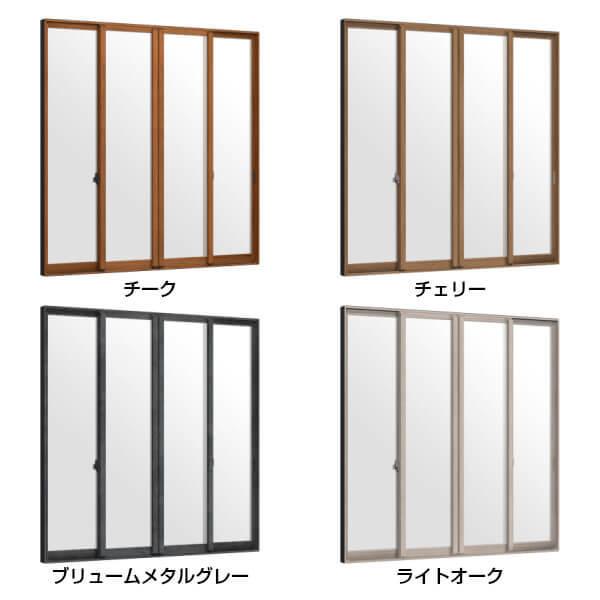 内窓 二重窓 インプラス for Renovation 引き違い窓 4枚建 巾W2426〜3000×H1901〜2450mm Low-E複層ガラス LIXIL リクシル 引違い窓 サッシ リフォーム DIYの画像