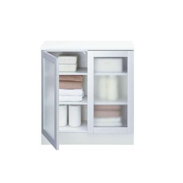 洗面化粧台 リクシル ピアラ 対面収納キャビネット 間口w750mm Lcvb 752sa 洗面台 リフォーム Diy Lcvb 752sa 建具専門店 通販 Yahoo ショッピング