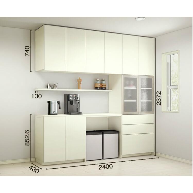 ヴィータス ダイニングキッチン用収納 おすすめプラン Bk05 Lvb A Bk05 Lixil リクシル Vietas 食器棚 カップボード 組み立て家具 インテリア リフォーム Lvb A Bk05 建具専門店 通販 Yahoo ショッピング
